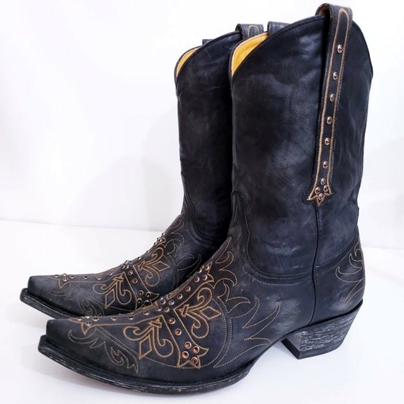 OLD GRINGO MILAGROS CROSS BOOTS WITH CRYSTALS - Picture 4 of 9